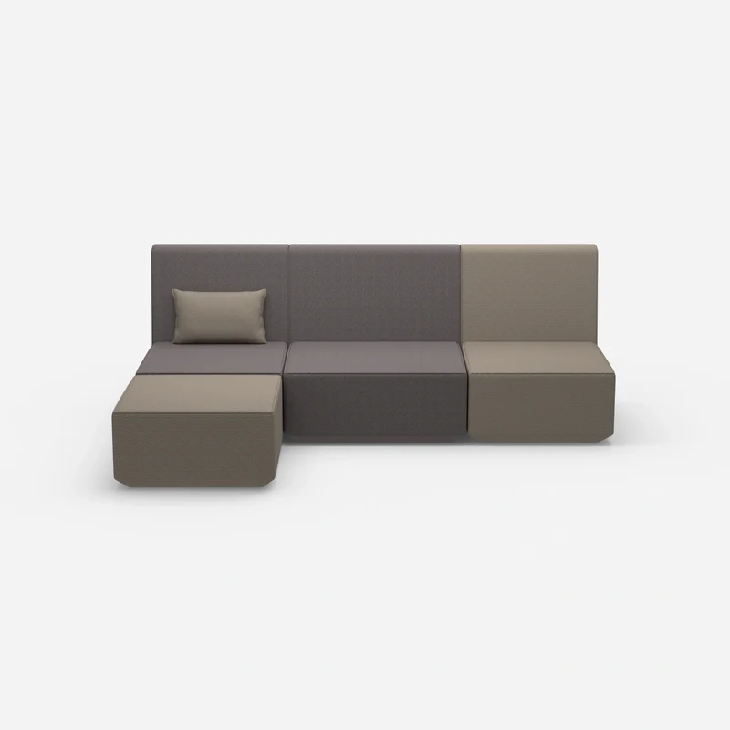 3er Couch grau