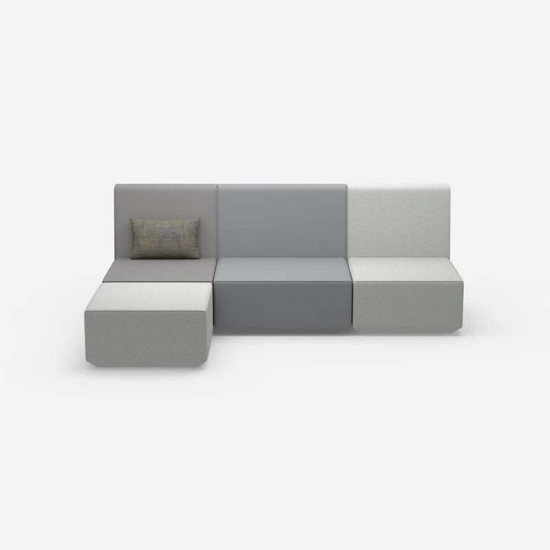 3er Couch grau