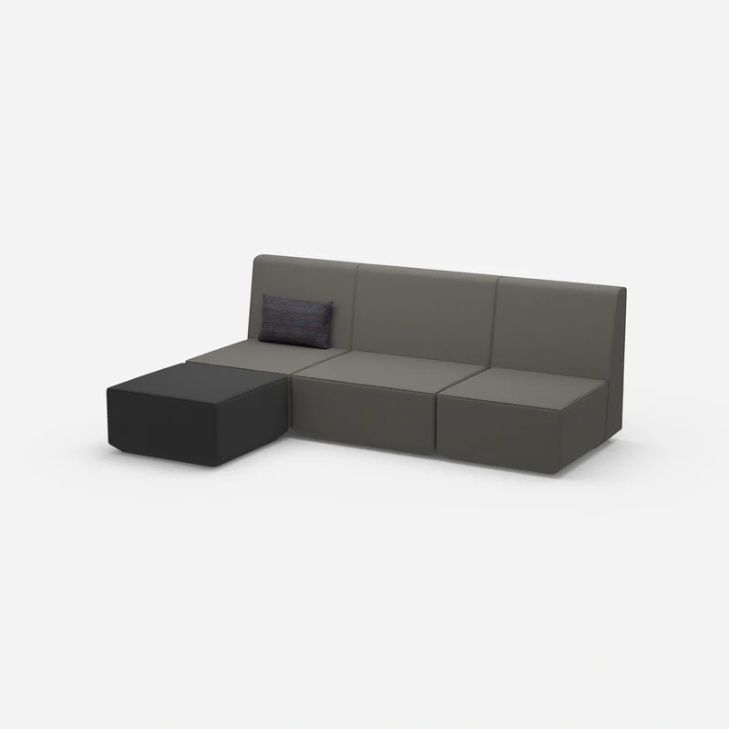 3er Couch grau