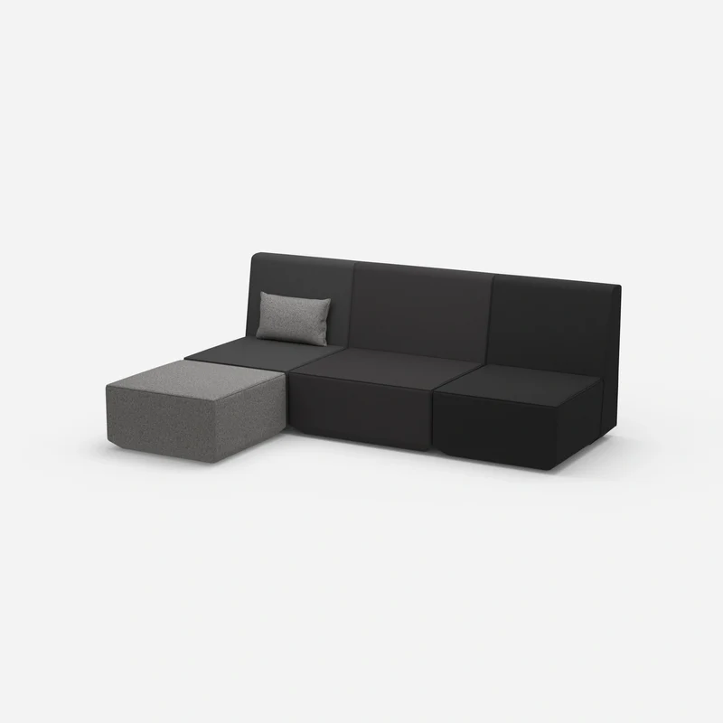 3er Couch grau
