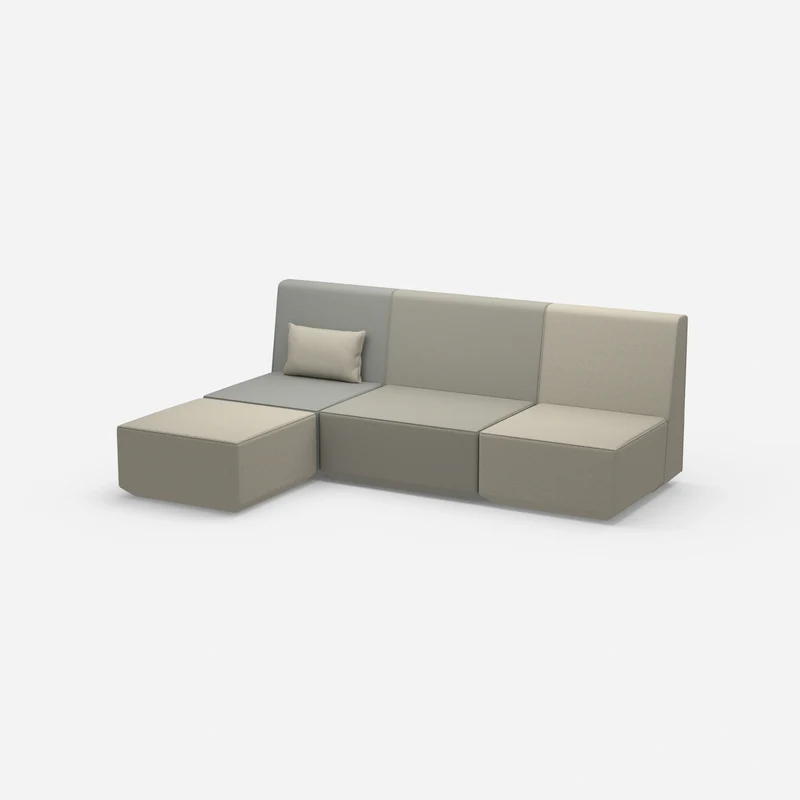 3er Couch grau