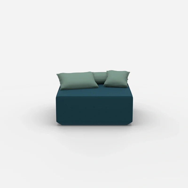 Sitzpouf petrol
