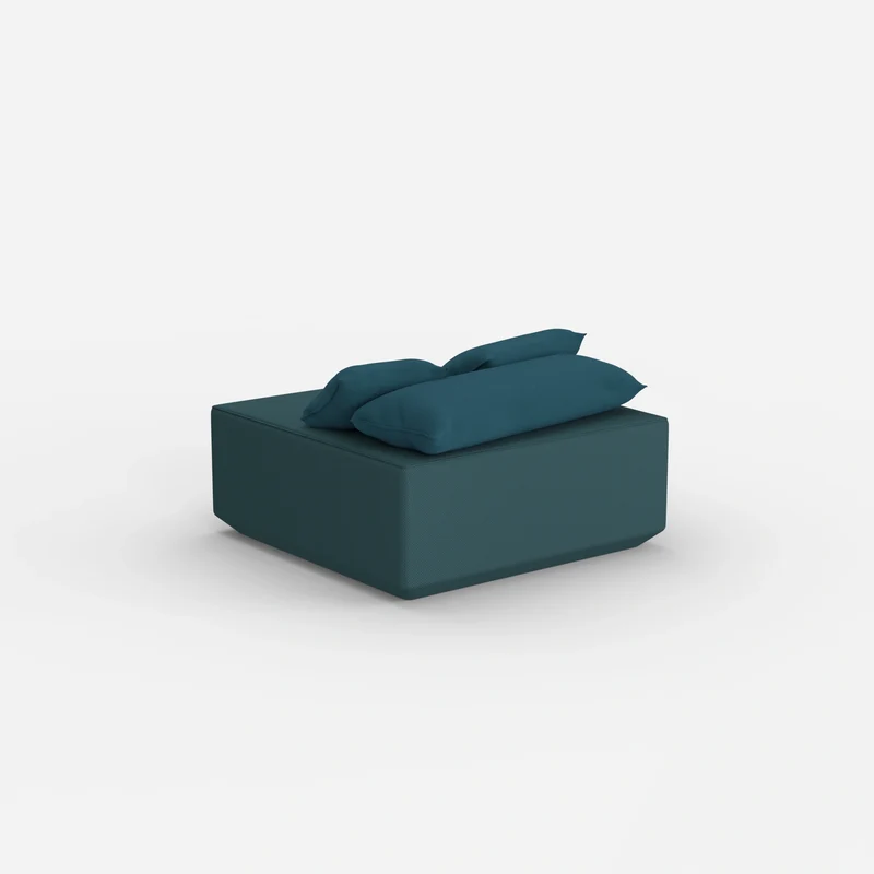Sitzpouf petrol