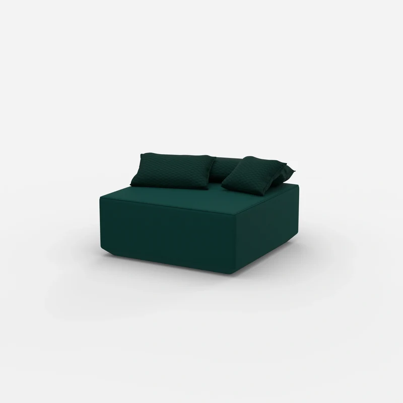 Sitzpouf petrol