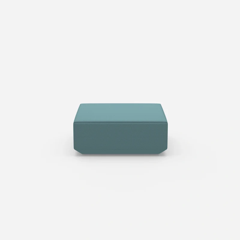 Moderner Pouf blau