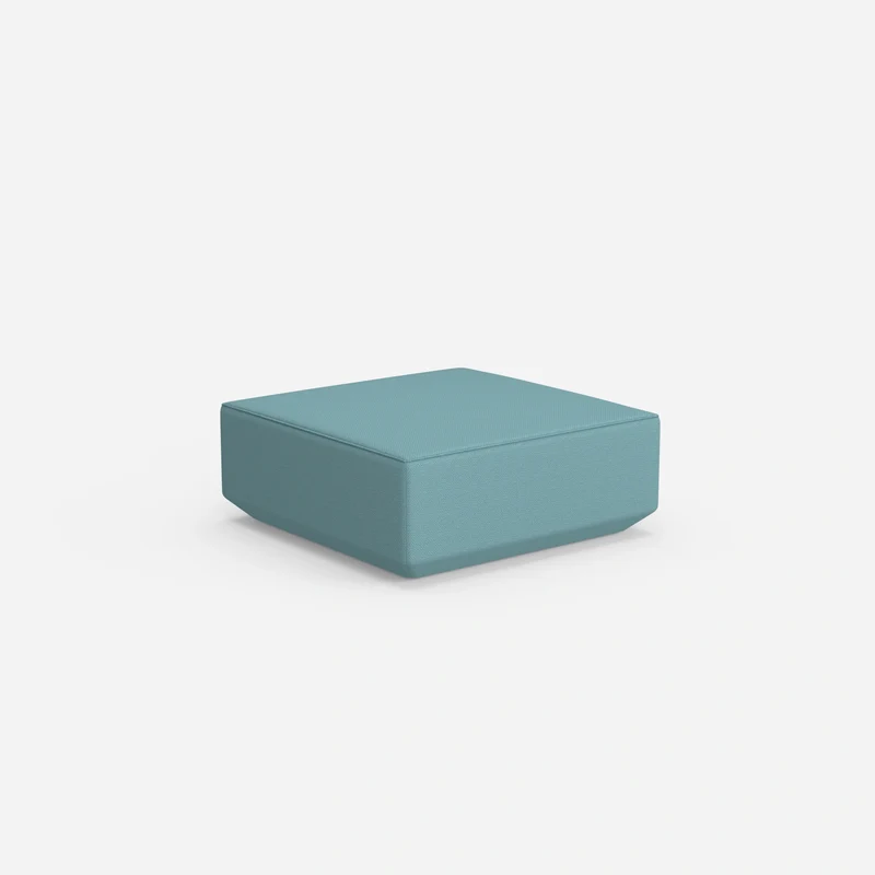 Moderner Pouf blau