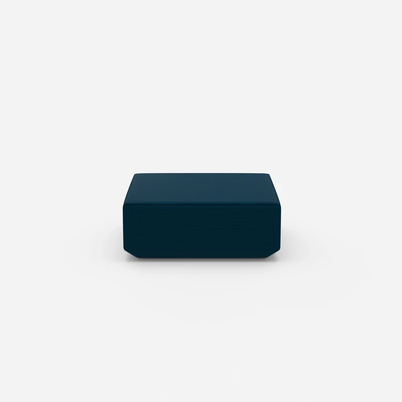 Moderner Pouf blau