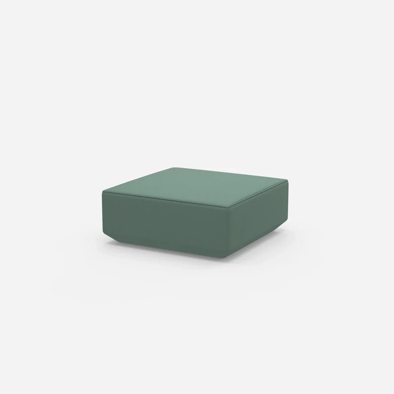 Moderner Pouf blau