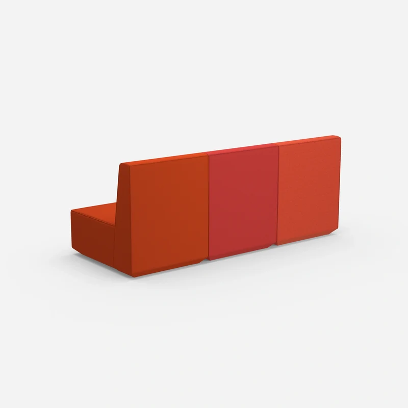 3er Sofa rot