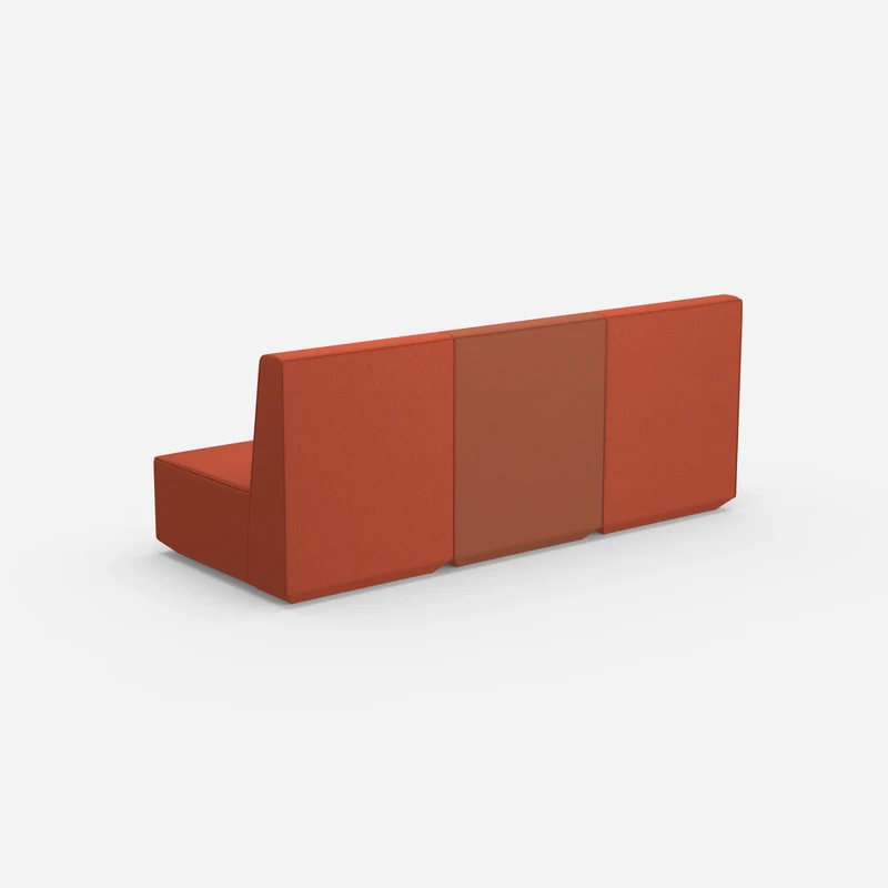 3er Sofa rot
