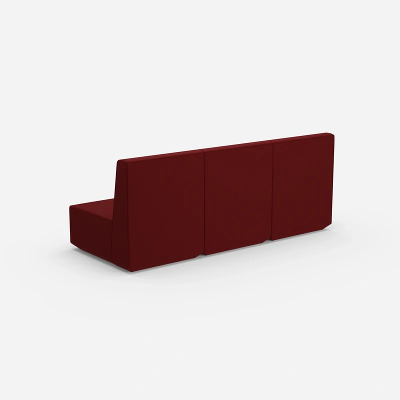 3er Sofa rot