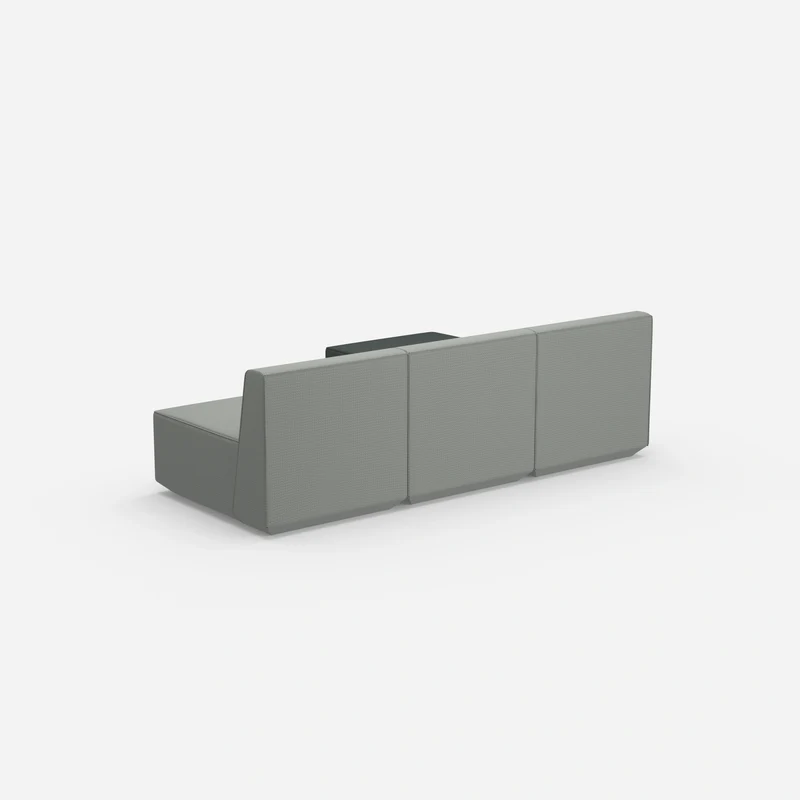 Graues Sofa 3 Sitzer