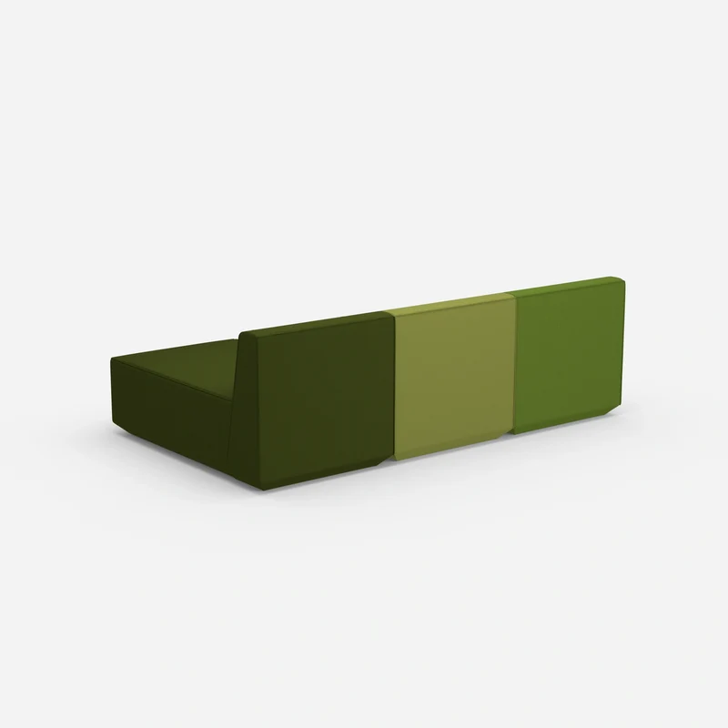 3er Sofa mit Recamiere