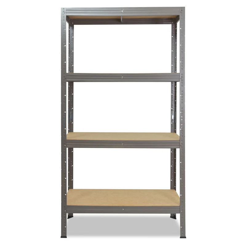 shelfplaza PRO Schwerlastregal 180x110x60 cm grau mit 4 Böden