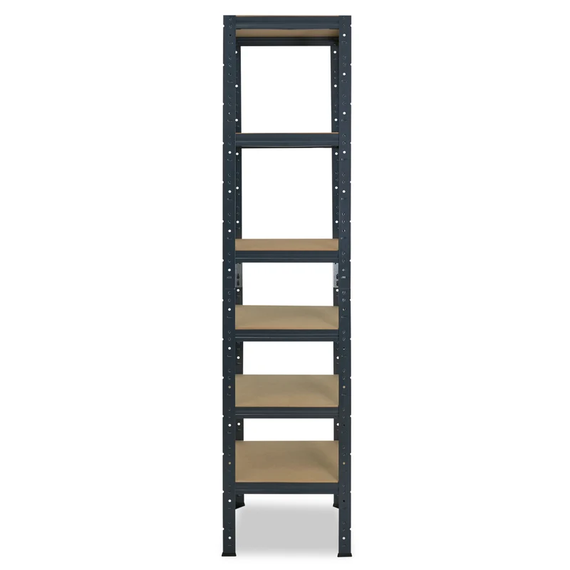 shelfplaza HOME Schwerlastregal 200x45x45 cm anthrazit mit 6 Böden