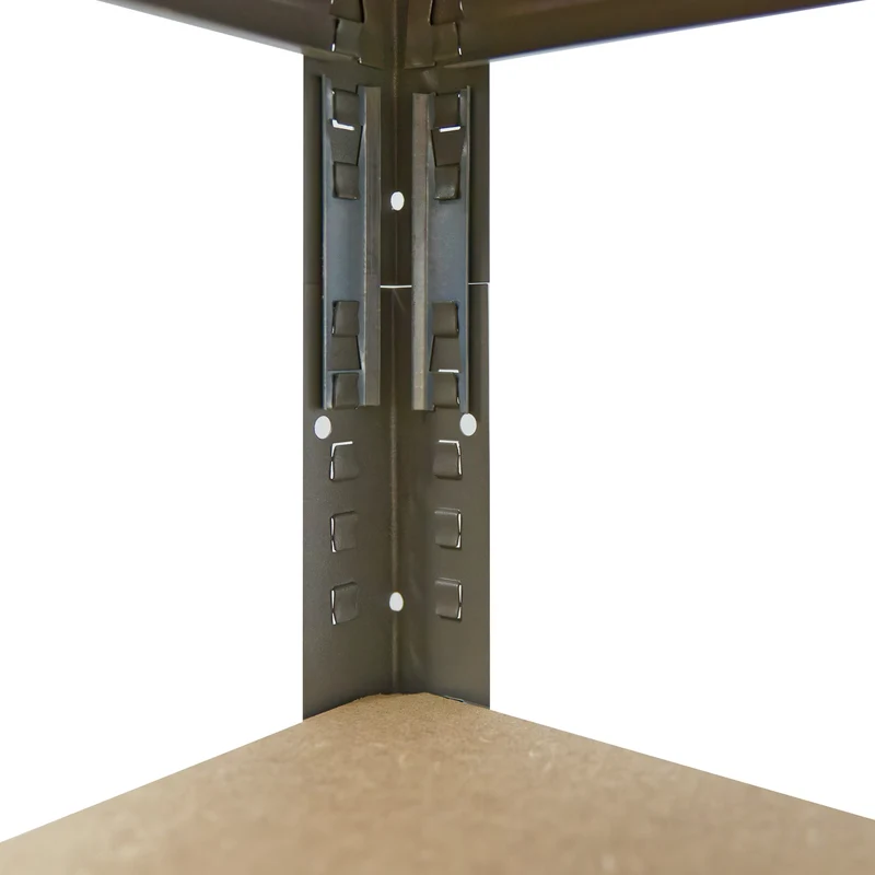 shelfplaza PRO Schwerlastregal 180x70x50 cm grau mit 4 Böden