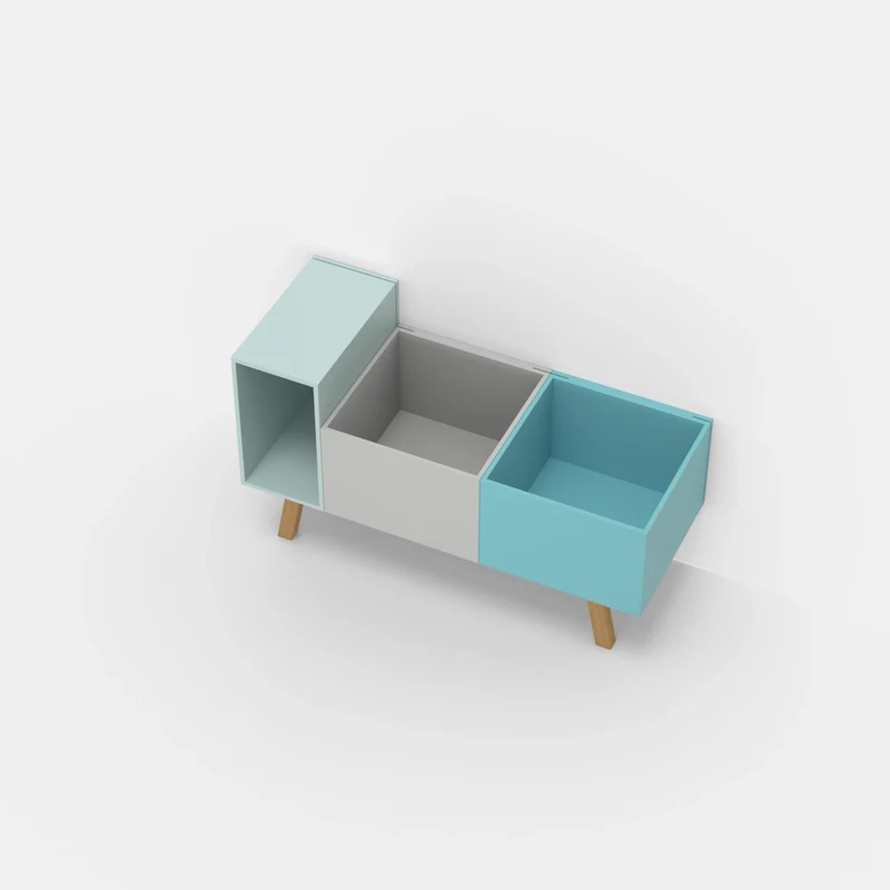 Schallplattenregal RK201
