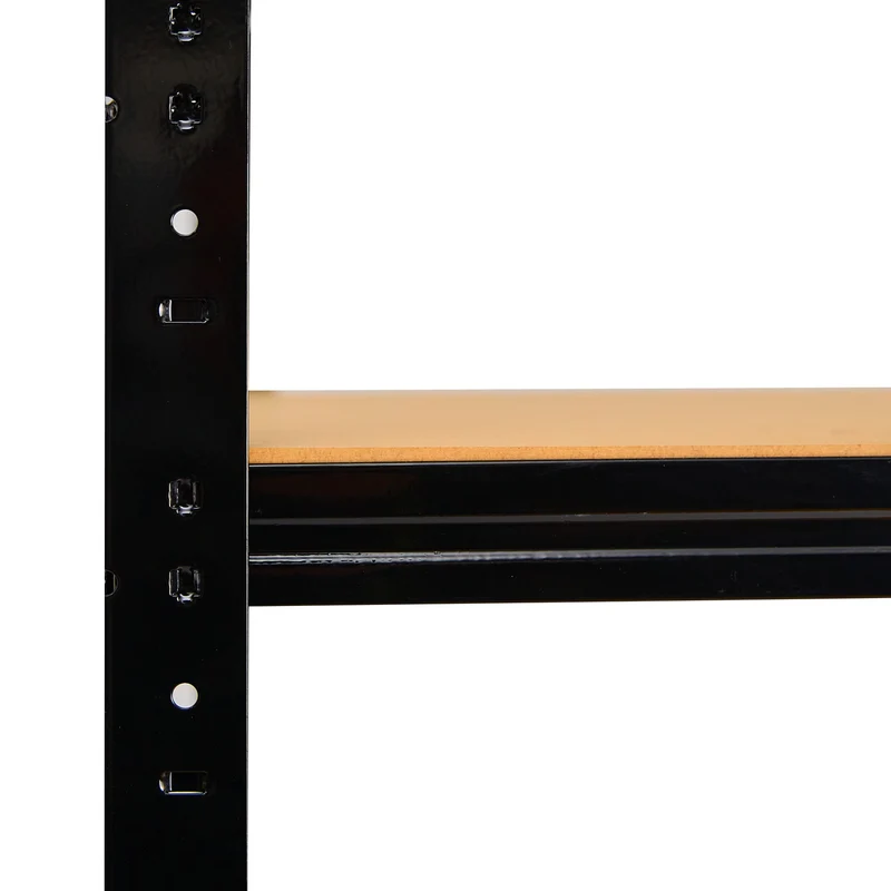 shelfplaza HOME Schwerlastregal 100x40x60 cm anthrazit mit 4 Böden