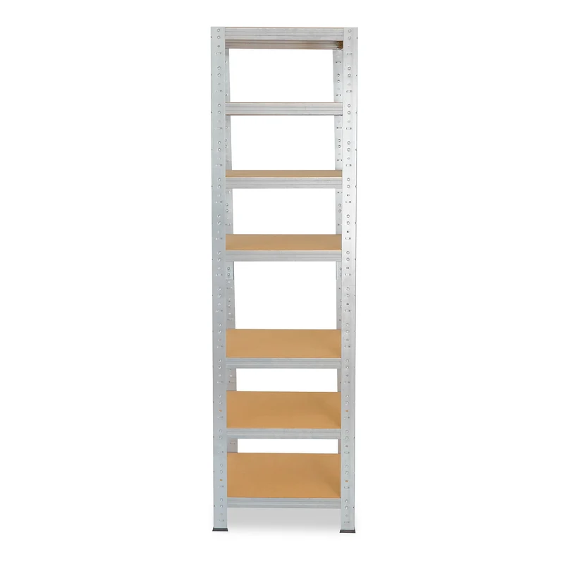 shelfplaza HOME Schwerlastregal 180x45x45 cm verzinkt mit 7 Böden