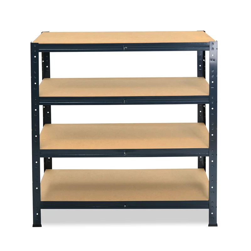 shelfplaza HOME Schwerlastregal 100x30x50 cm anthrazit mit 4 Böden