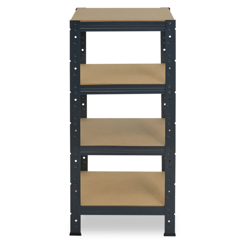 shelfplaza HOME Schwerlastregal 100x45x45 cm anthrazit mit 4 Böden