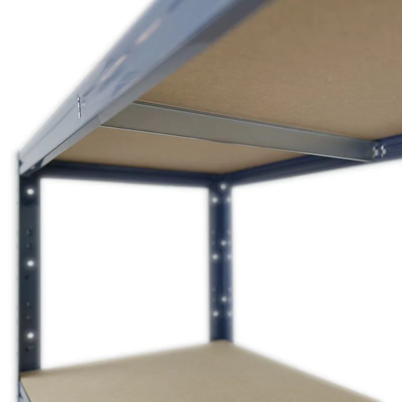 shelfplaza HOME Schwerlastregal 100x70x30 cm blau mit 3 Böden