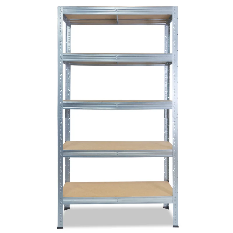 shelfplaza PRO Schwerlastregal 230x120x45 cm verzinkt mit 5 Böden