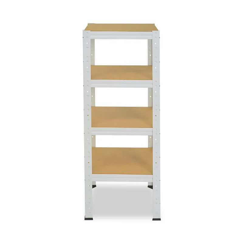 shelfplaza HOME Schwerlastregal 100x45x45 cm weiß mit 4 Böden