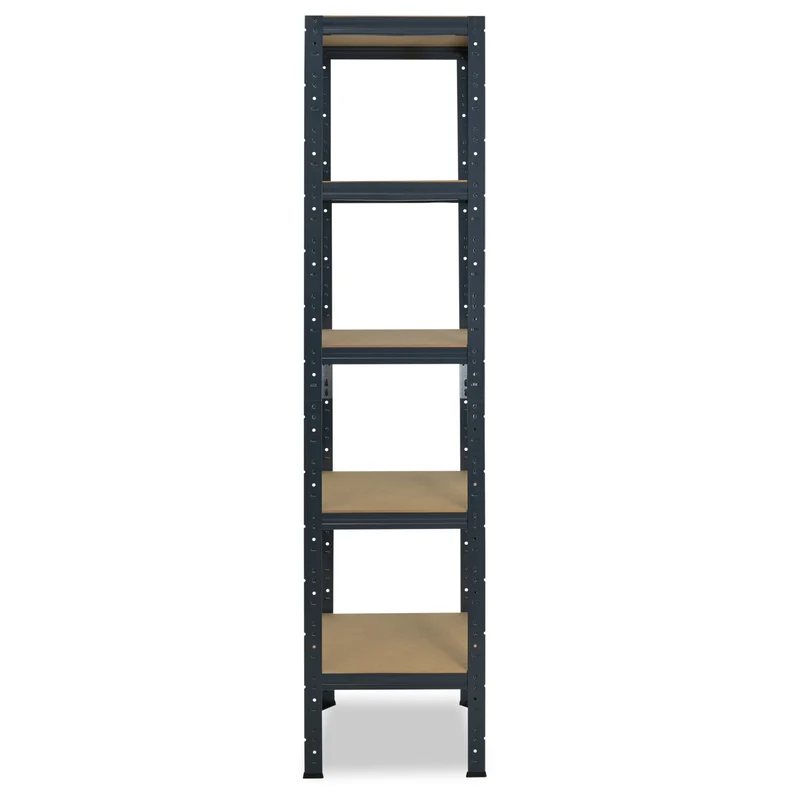 shelfplaza HOME Schwerlastregal 180x30x30 cm anthrazit mit 5 Böden