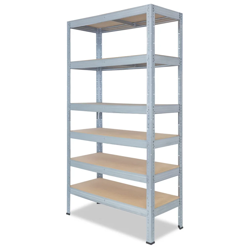 shelfplaza PRO Schwerlastregal 230x70x40 cm verzinkt mit 6 Böden