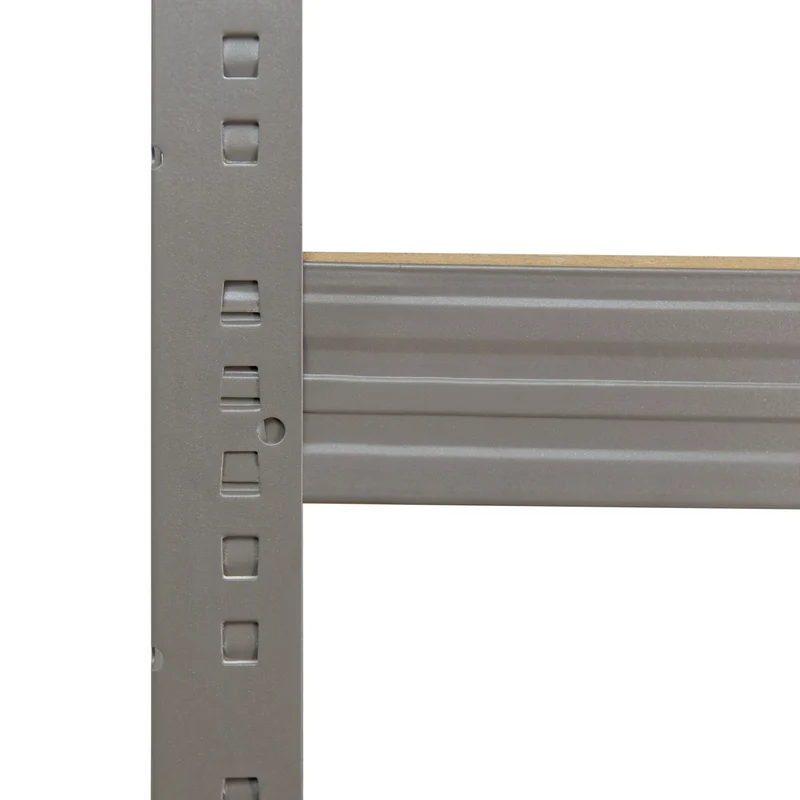 shelfplaza PRO Schwerlastregal 90x120x30 cm grau mit 3 Böden