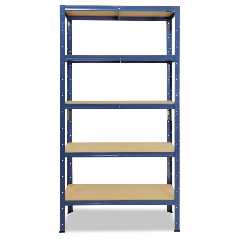 shelfplaza HOME Schwerlastregal 200x100x30 cm blau mit 5 Böden