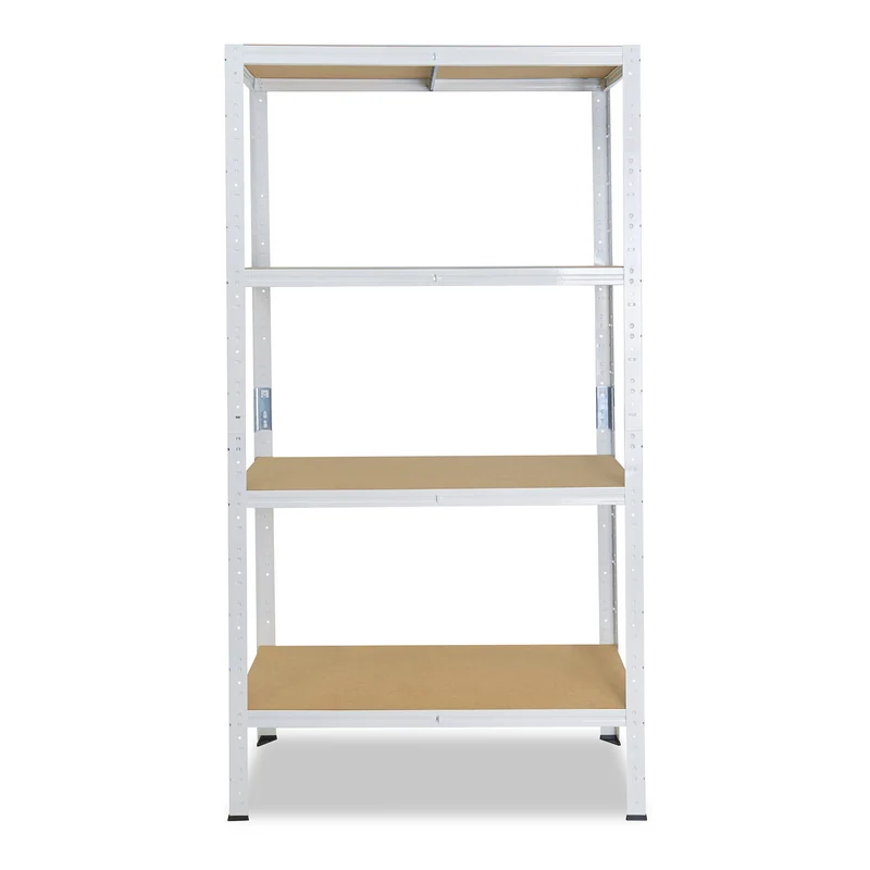 shelfplaza HOME Schwerlastregal 155x90x45 cm weiß mit 4 Böden