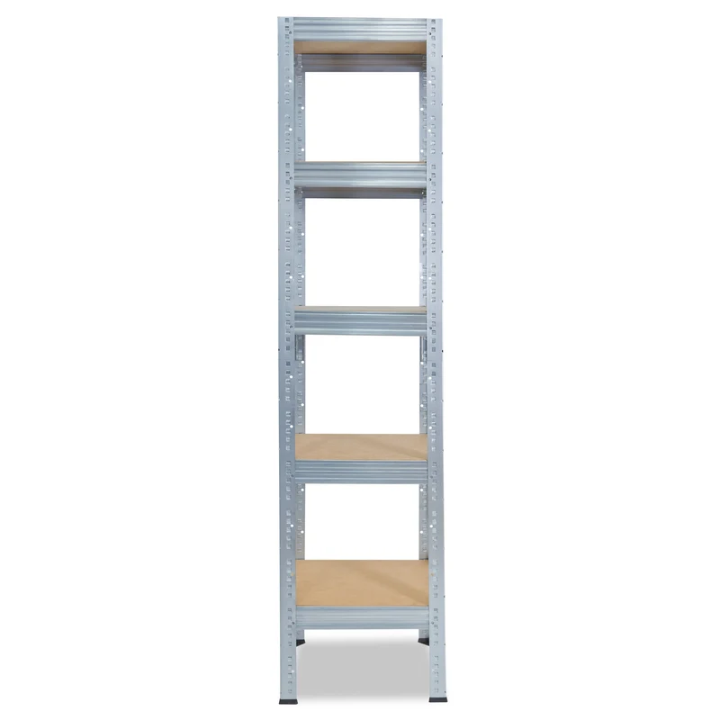 shelfplaza PRO Schwerlastregal 200x45x45 cm verzinkt mit 5 Böden