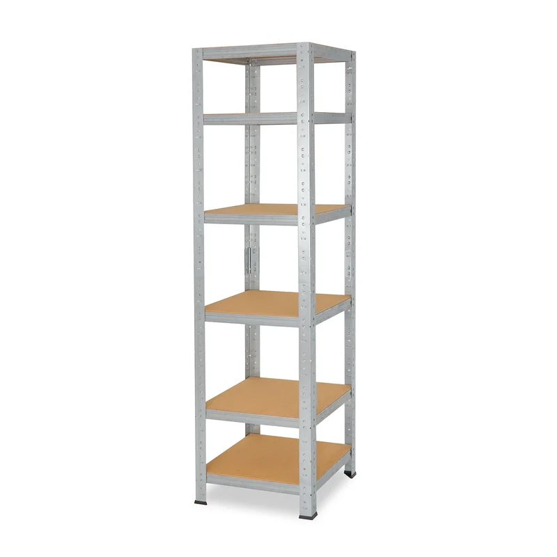 shelfplaza HOME Schwerlastregal 230x60x60 cm verzinkt mit 6 Böden