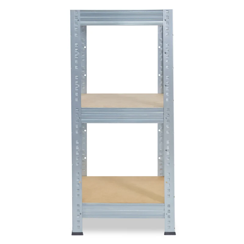shelfplaza PRO Schwerlastregal 90x60x60 cm verzinkt mit 3 Böden