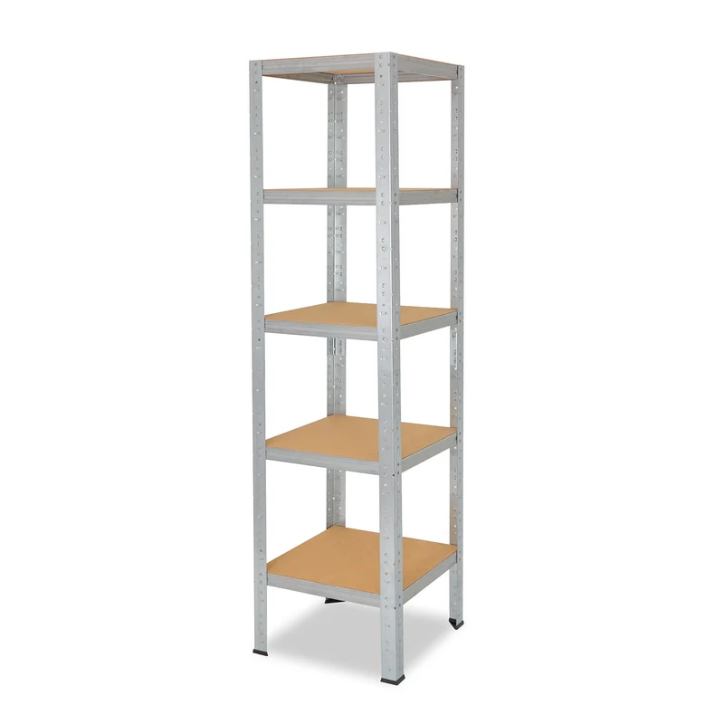 shelfplaza HOME Schwerlastregal 180x60x60 cm verzinkt mit 5 Böden