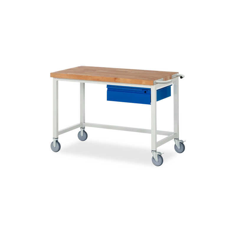 Fahrbare Werkbank mit 1x Schublade