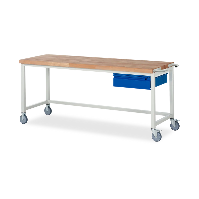 Fahrbare Werkbank mit 1x Schublade