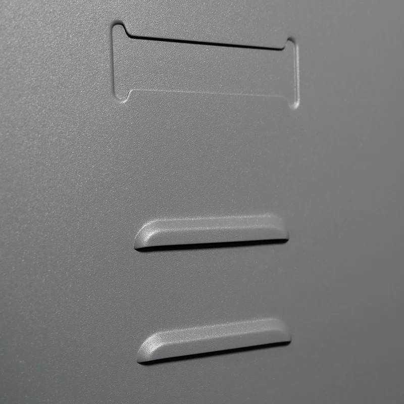 Umkleidespind (1-4 Abteile) – Staubgrau / Eisengrau