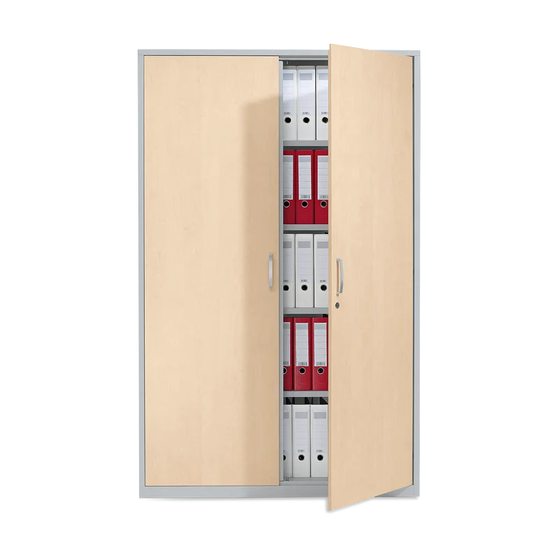 Aktenschrank Stahl & Holz – Fachböden oder Garderobe