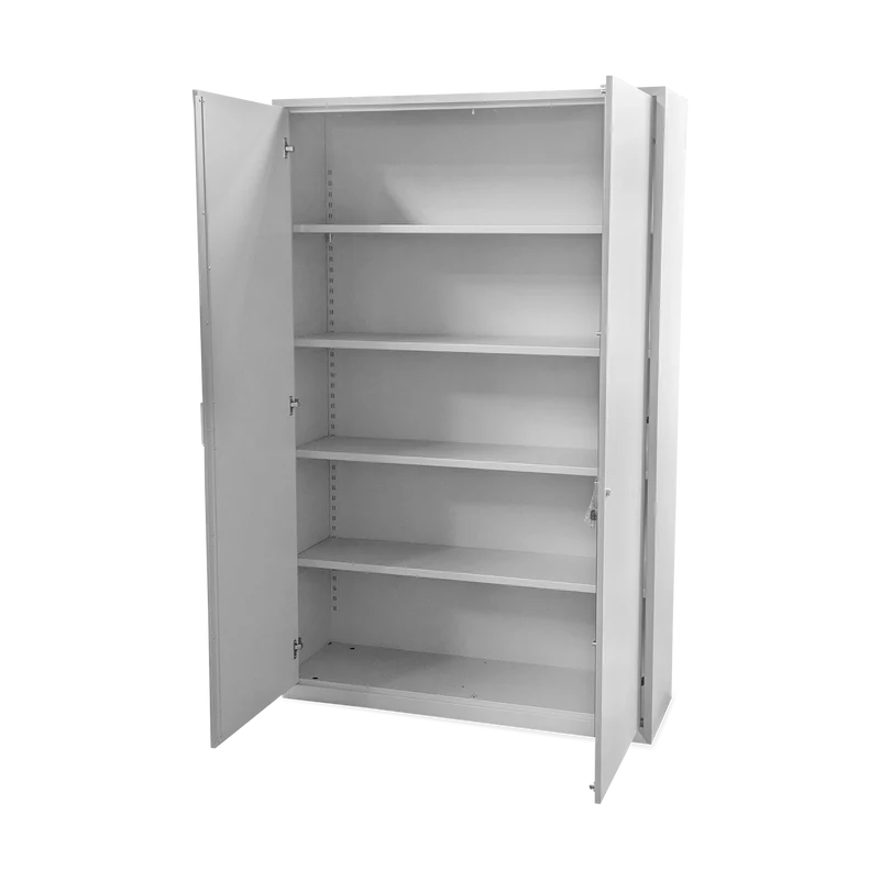 Aktenschrank Stahl & Holz – Fachböden oder Garderobe