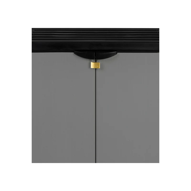 Modularer Kunststoffschrank 'Armadio' 2er Set - Beistellschrank + Nischenschrank klein