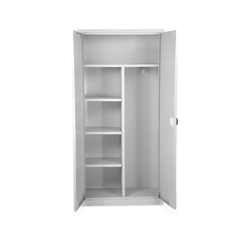 Kleideraktenschrank – Extra Tief (500 mm) – 920 x 500 x 1950 mm – Lichtgrau