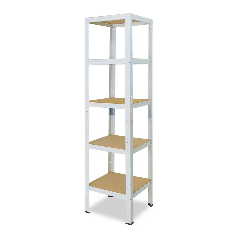 shelfplaza HOME Schwerlastregal 200x60x60 cm weiß mit 5 Böden
