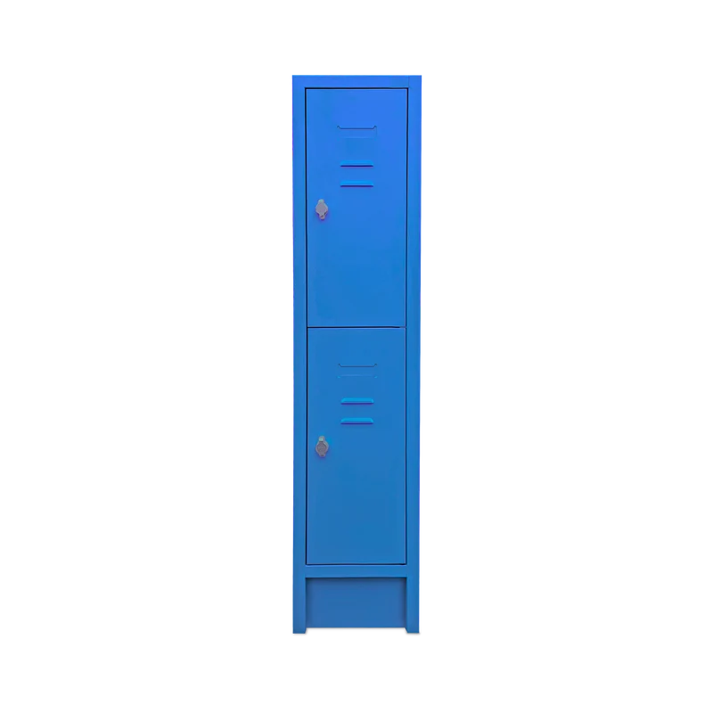 Kindergarten-Fächerspinde (1-Abteil je 2-Fächer) 1400 mm höhe