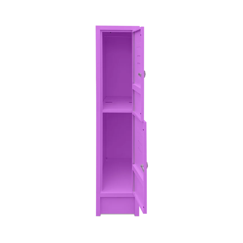 Kindergarten-Fächerspinde (1-Abteil je 2-Fächer) 1400 mm höhe