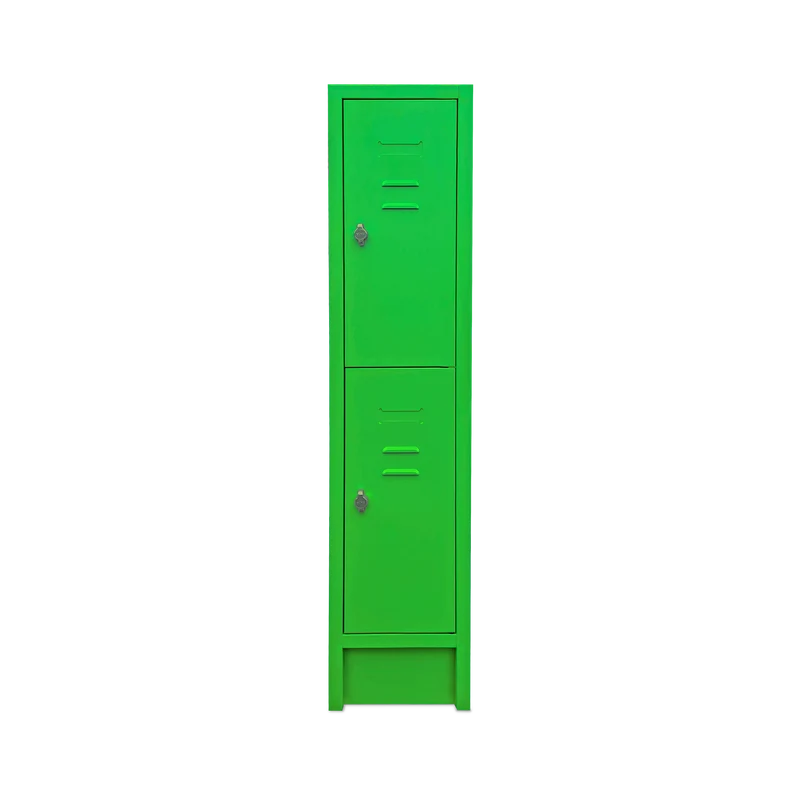 Kindergarten-Fächerspinde (1-Abteil je 2-Fächer) 1400 mm höhe