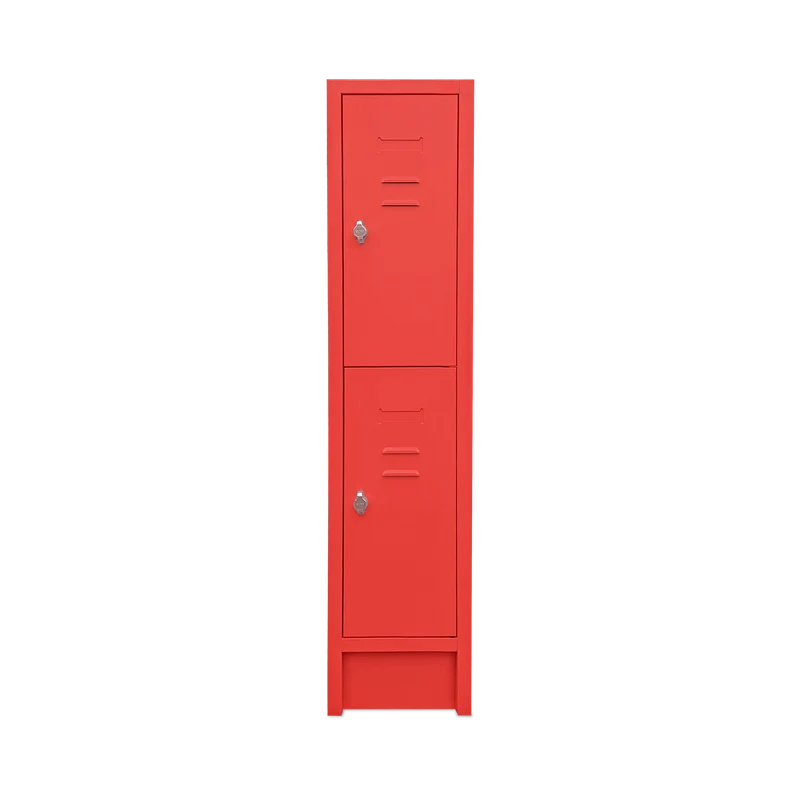 Kindergarten-Fächerspinde (1-Abteil je 2-Fächer) 1400 mm höhe