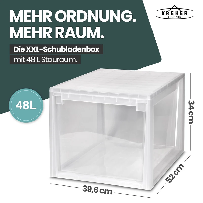 Bundle: 2 x Schubladenbox XL52 + 1 x Schubladenbox XXL 52